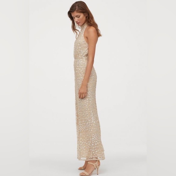 Sequin Embroidered Long Dress - Picture 5 of 5
